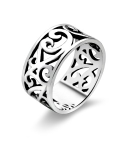 Silver Ring Carve Style XTR-02